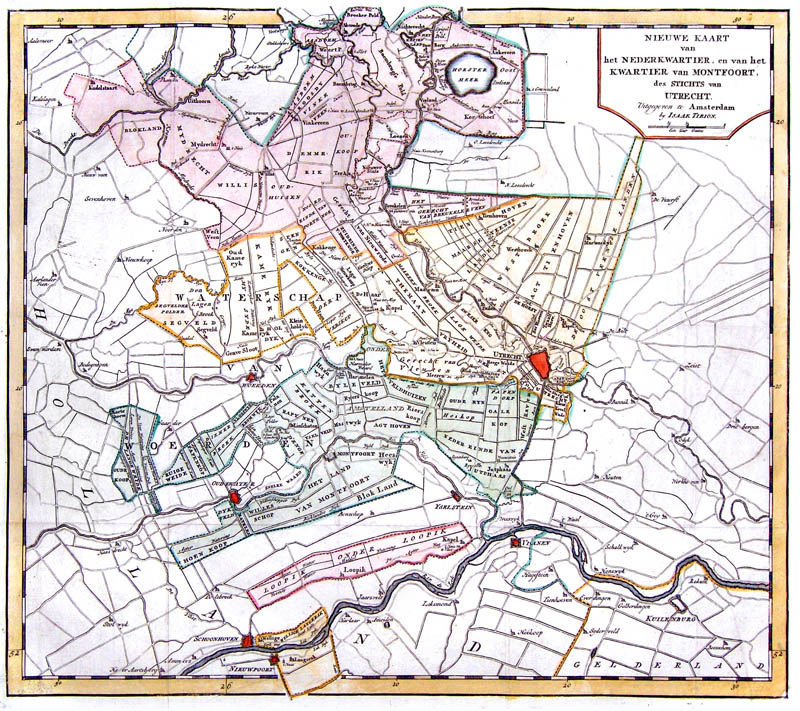 Utrecht Montfoort 1758 Tirion